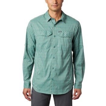 Columbia Overhemd Heren, Silver Ridge Lite Plaid Long Sleeve Groen, 39WDXLNFC